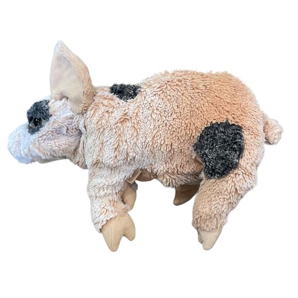 Folkmanis Grunting Pig Hand Puppet Plush Pretend Play 13" Stuffed Animal - Picture 5 of 10